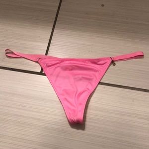 Pink string thong